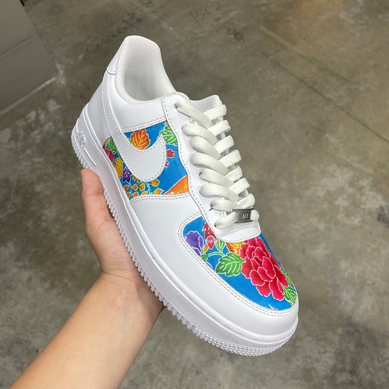 Okinawa style custom sneaker